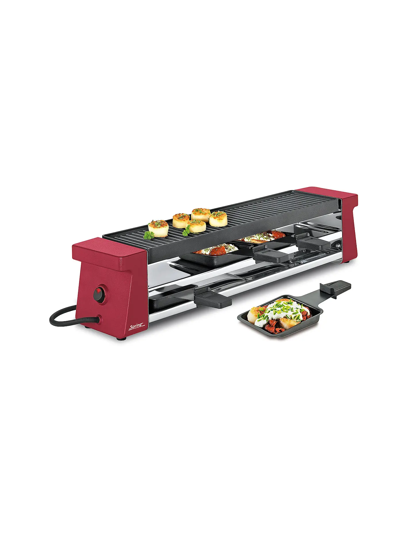 SPRING | Raclette 4 Compact (Rot) | 